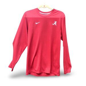 Nike Men's Dri-Fit University of Alabama Long Sleeve Crew Neck Shirt (Sz Small)